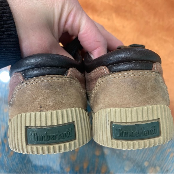 Timberland Brown Leather Sneakers lowtop - Picture 2 of 8